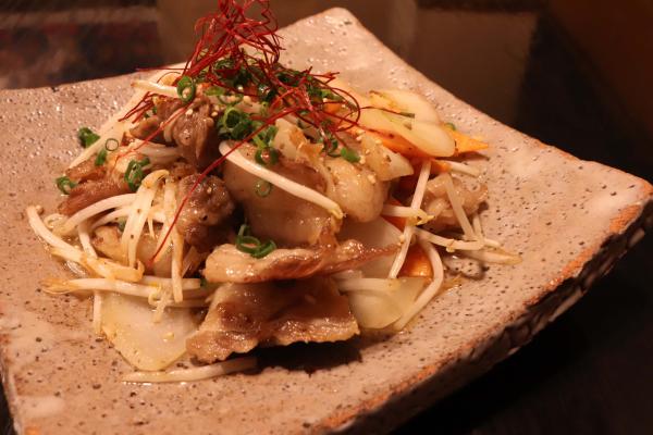 和牛すじのポン酢炒め