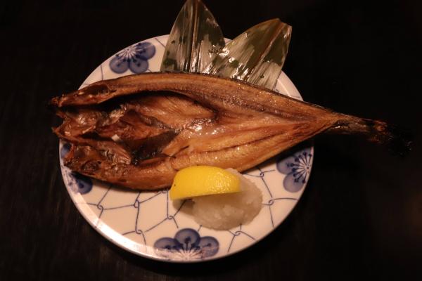 本日の干物焼