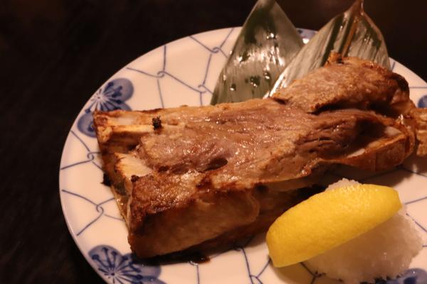 本日のカマ白焼き
