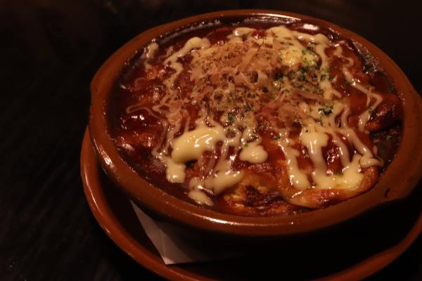 明太チーズの山芋鉄板焼