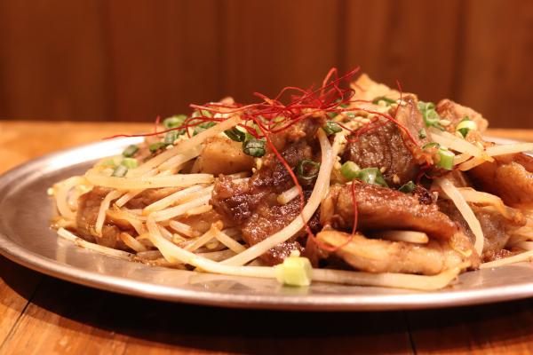 和牛すじぽん酢炒め